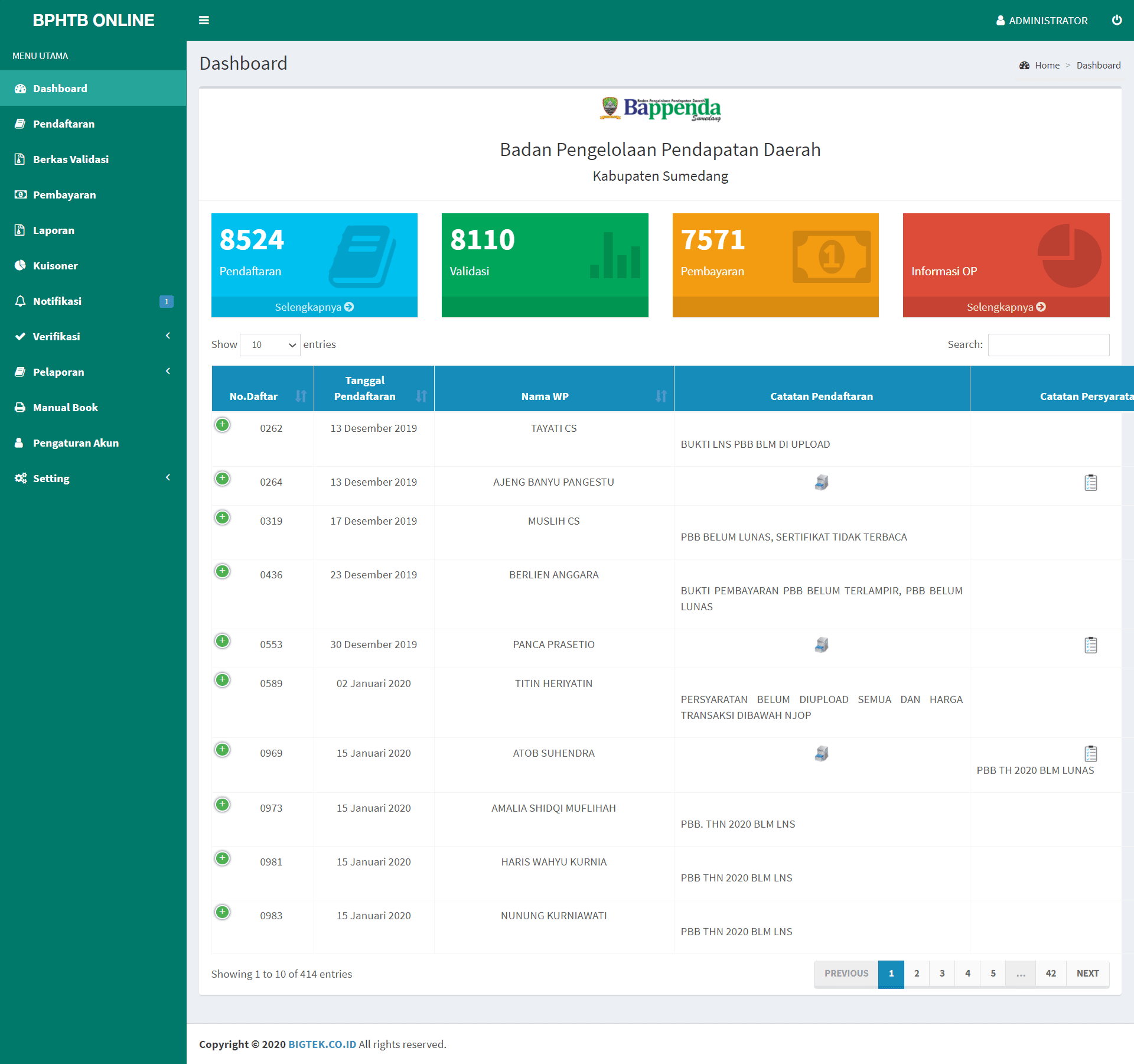 Jasa Aplikasi BPHTB Online di Sulawesi Selatan