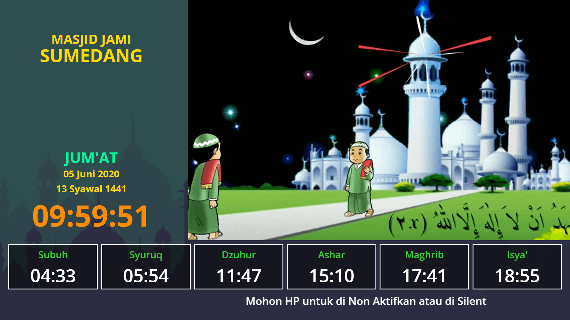 Jasa Pembuatan Aplikasi Jadwal Solat