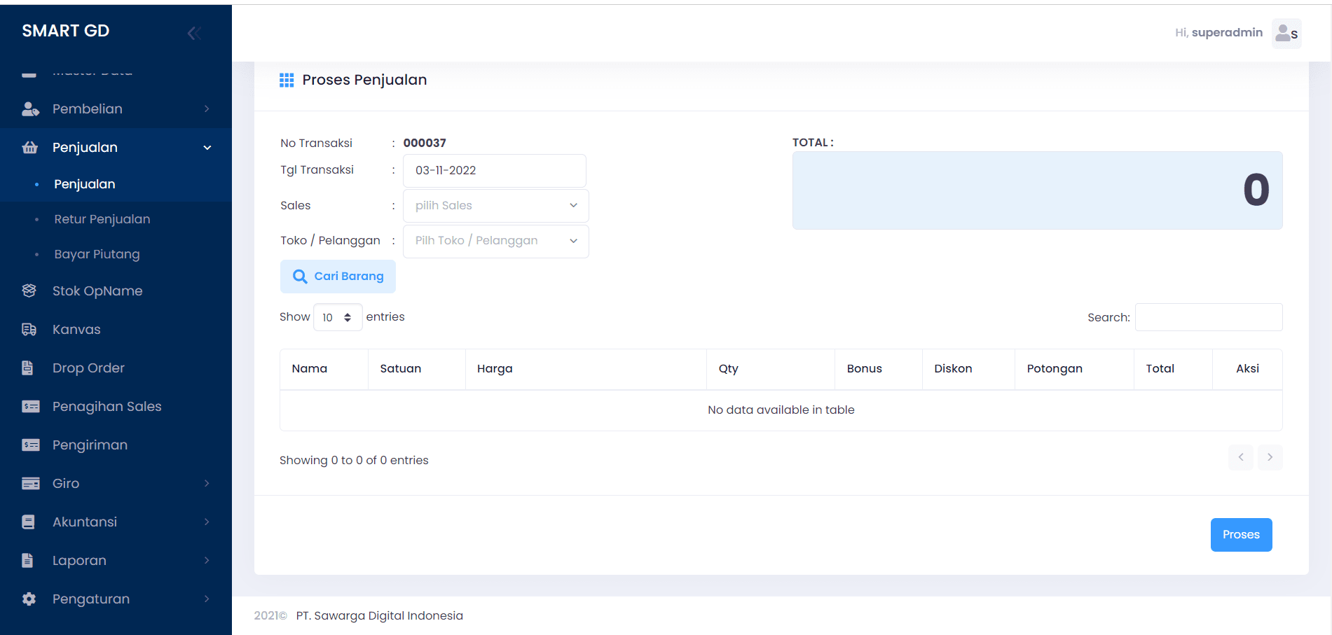Jasa Pembuatan Aplikasi Gudang